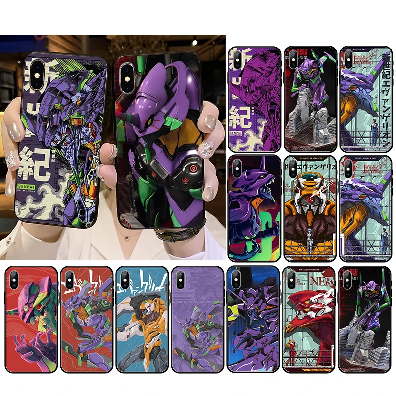 

Anime Evangelion Asuka Ayanami Rei NERV For iPhone 12Pro 12 11 ProMax XS MAX X XR SE2020 8 7 6 6S Plus 5 5S SE
