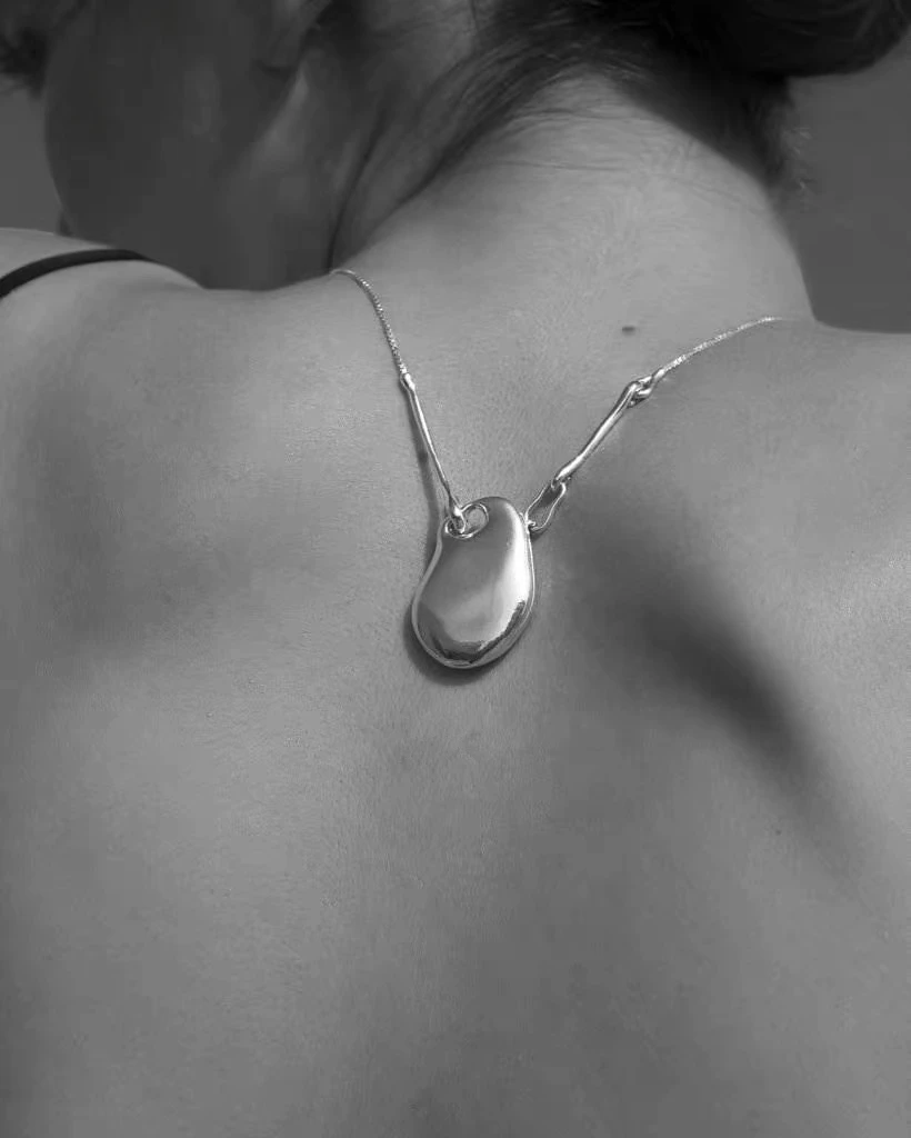 Цепочка на ключицы AOMU в стиле ретро с двумя крючками простой: золото серебро