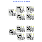 10 пар H7 H11 H4 HiLo H1 H3 H8 HB1 HB3 HB4 HB5 H10 HIR2 H13 H16 H27 светодиодный лампы для автомобильных фар 3000K 4300K 6000K 8000K 14000K COB