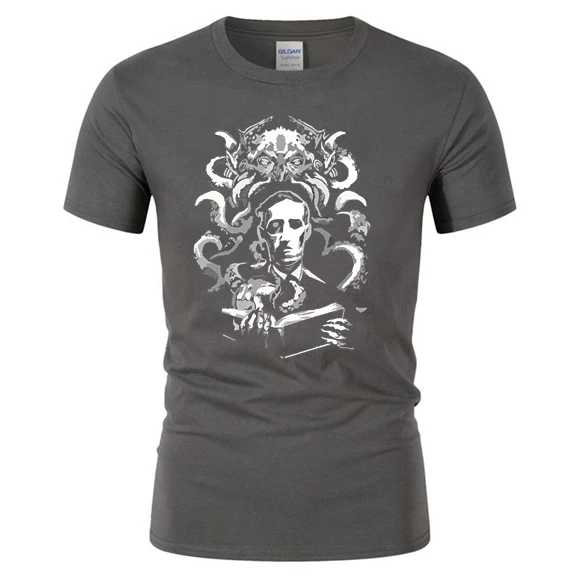 2020 Ктулху Луо записывающее Новое поступление Футболка Camiseta с круглым вырезом