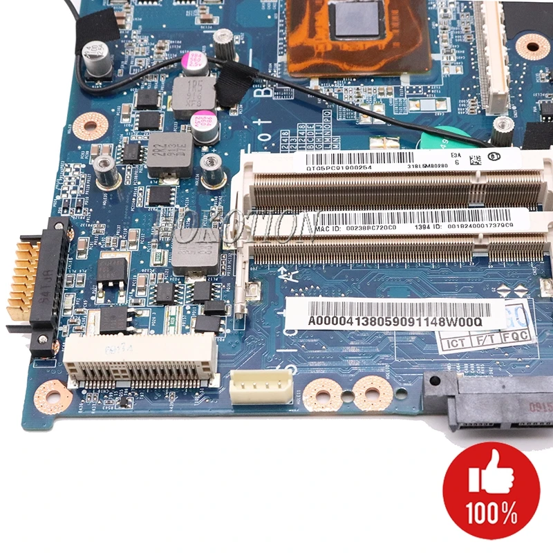 Материнская плата NOKOTION DABL5MMB6E0 A000034760 для ноутбука toshiba satellite P300 P350 PM45 DDR2 со слотом
