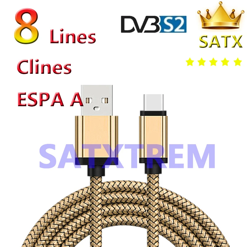 

Satxtrem European Clines Stable HD TV V7 V8 V8X S2X Nova Cline ESPA A 8 Lines