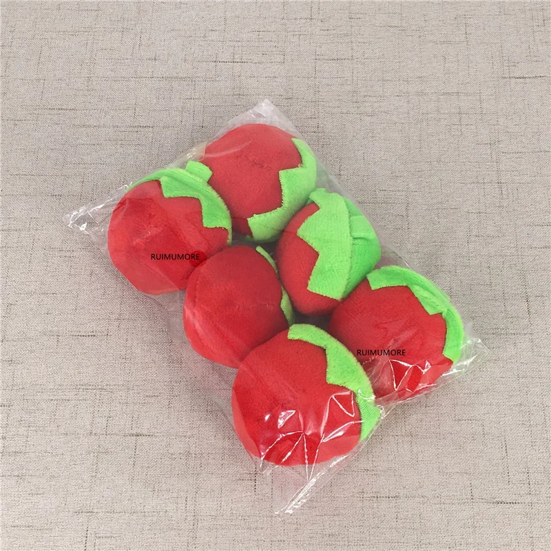 40 шт микс маленький 4 см клубника чучела плюшевая игрушка кукла детская ручная