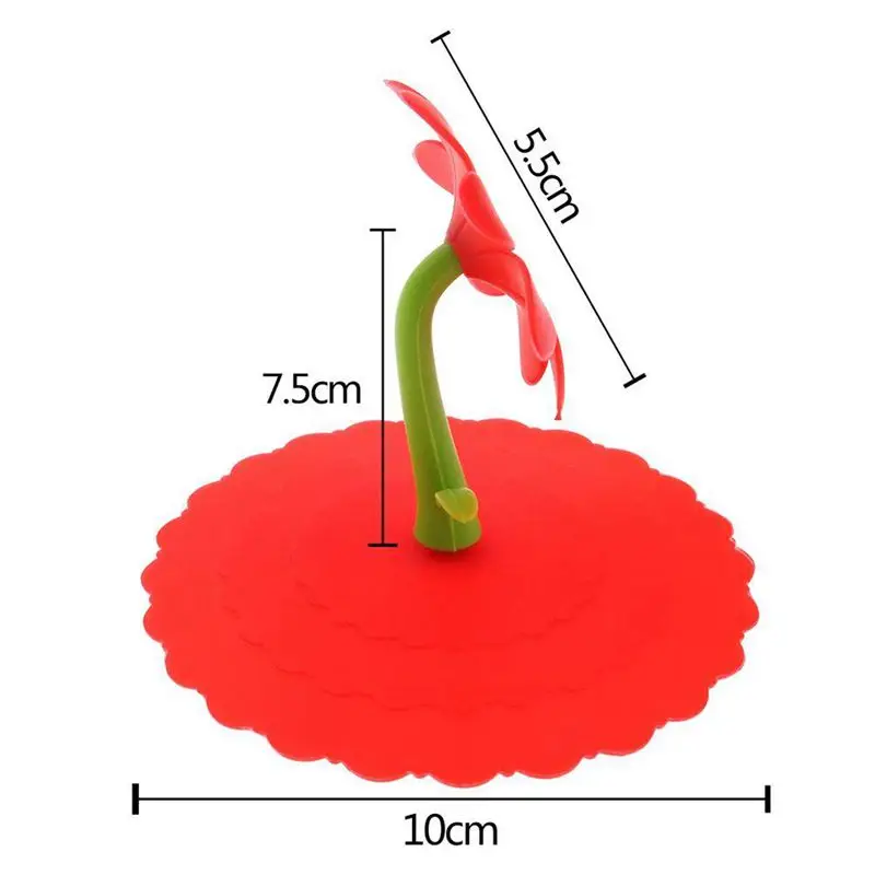 6 шт. силиконовых крышек для подсолнухов горячих и холодных напитков крышка чашек
