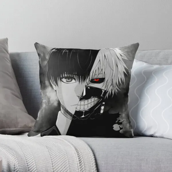 

KanekiGhoul Soft Decorative Throw Pillow Cover for Home Pillows NOT Included