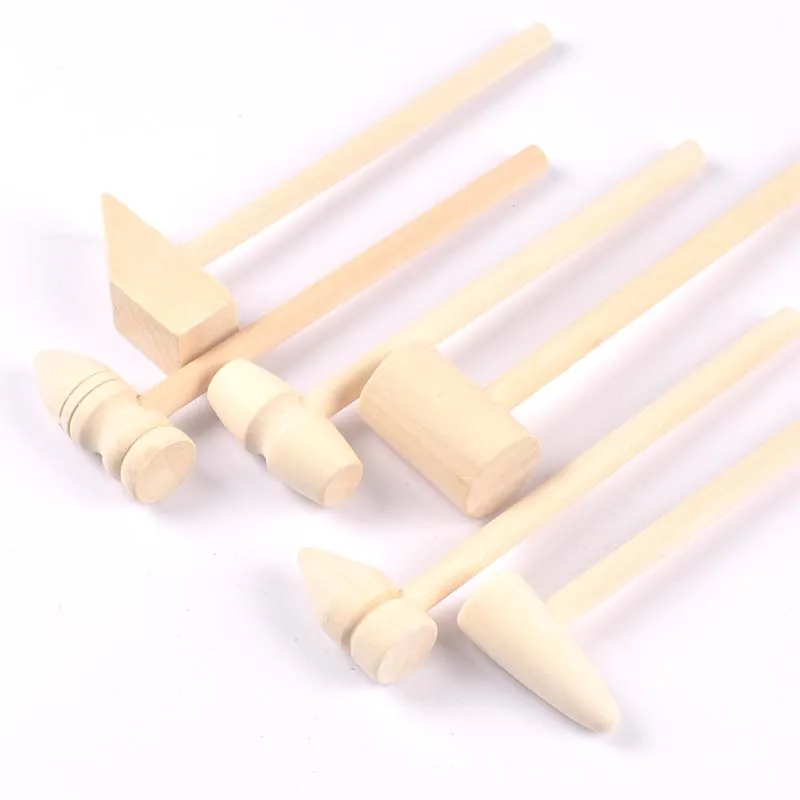 

2 предмета в комплекте, Плетеный абажур из натурального дерева молоток для украшения тортов кожаная фурнитура для изготовления ювелирных и...