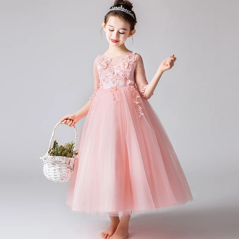 Женское платье подружки невесты с цветочным рисунком и хвостом|Цветочные платья