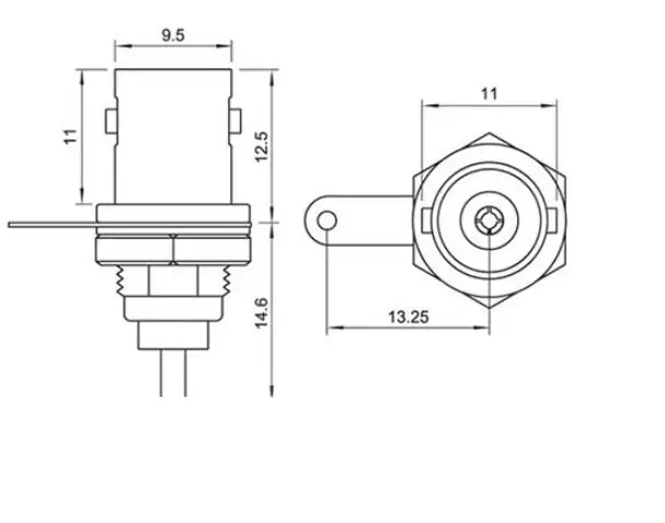 BNC Female Socket Solder Connector Chassis Panel Mount Coaxial Cable For Welding Machine Parts Monitor Accessories images - 6