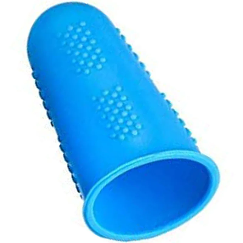 

12 Pieces Finger Cots Silicone Finger Protection Covers Caps Fingertip Protectors Heat Resistant Finger Sleeves 3 Sizes
