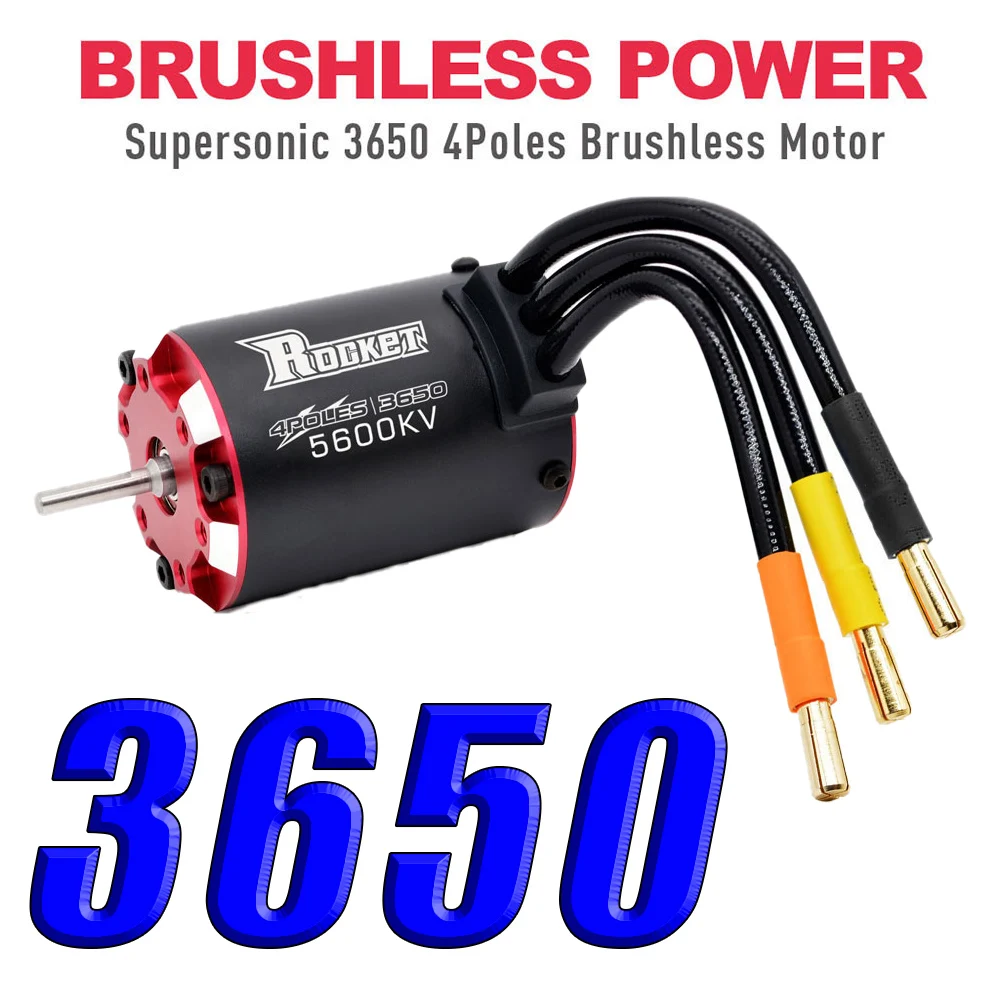 

SURPASS HOBBY 3650 Burshless motor waterproof motor Temperature protection RC Car Motor for 1/8 1/10 2S 3S RC Car