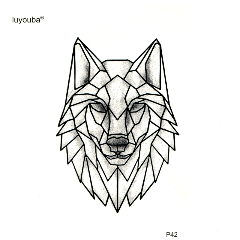 Имитация татуировки голова льва наклейки Временные женские водонепроницаемые