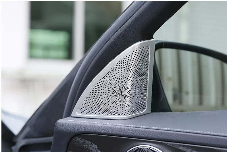 1 пара дверных стерео динамиков для стайлинга автомобиля обшивка алюминиевого