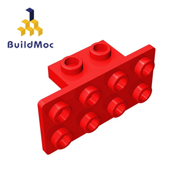 

BuildMOC 93274-21731 Bracket 1 x 2 - 2 x 4 For Building Blocks Parts DIY story Educational Classic Brand