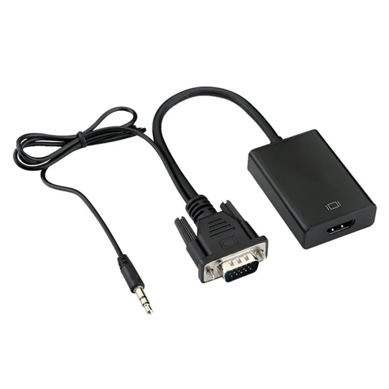 Преобразователь из VGA в HDMI питаемые через USB порт 1080P к Преобразование |