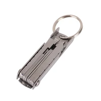 mini keychain multifunctional outdoor portable stainless steel screwdriver phone holder for camping picnic file bottle opener