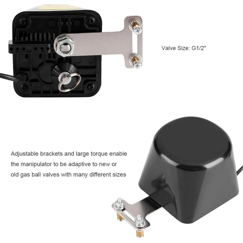 

Dc8V-Dc16V Automatic Manipulator Shut Off Valve For Alarm Shutoff Gas Water Pipeline Security Device For Kitchen And Bathroom