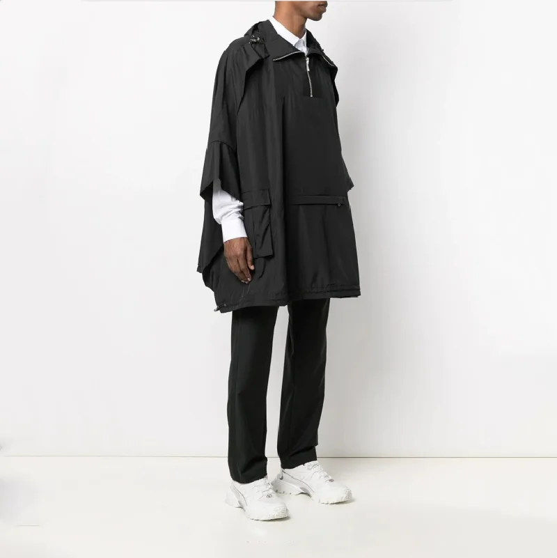 Ветровка мужская с капюшоном Свободный пуловер средней длины в Корейском стиле