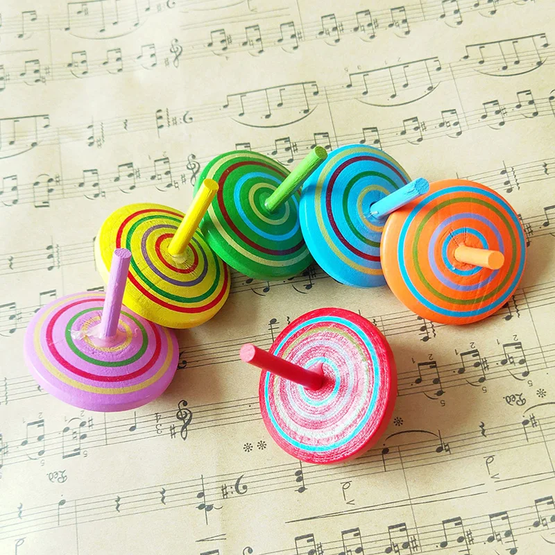 5-10 шт. деревянный Гироскопический стол декомпрессионные Деревянные игрушки для