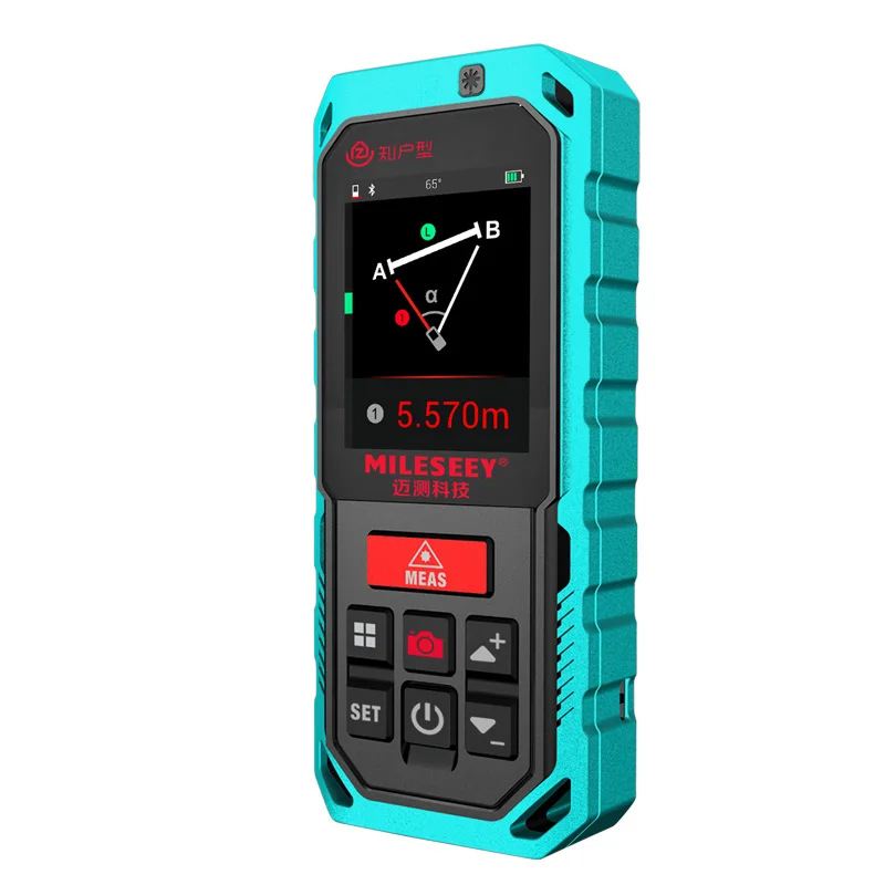 Лазерный дальномер Mileseey 40/60/100 м Bluetooth с поворотным сенсорным экраном |