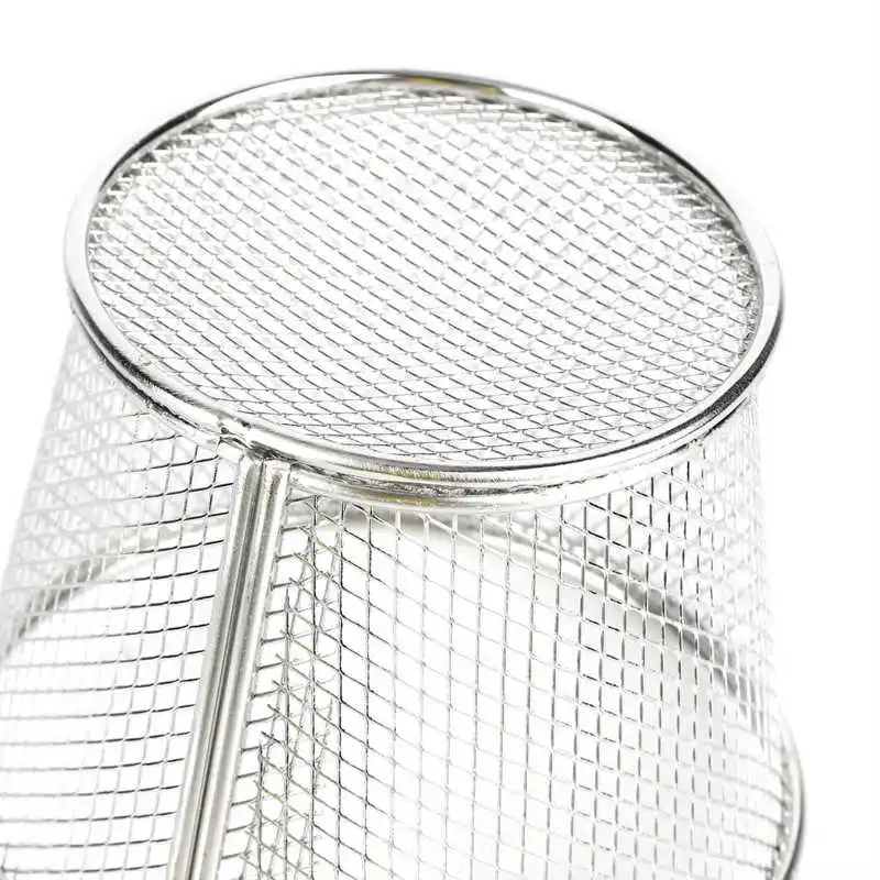 

Kitchen Colander Fruit Vegetable Strainer kichen colander Fried Food Filter 304 Stainless Steel Fry Basket with Handle