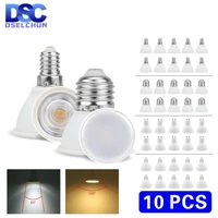 10pcs lampada led bulb mr16 gu5 3 gu10 e27 e14 6w 220v 240v bombillas led lamp spotlight lampara led spot light 24120 degree