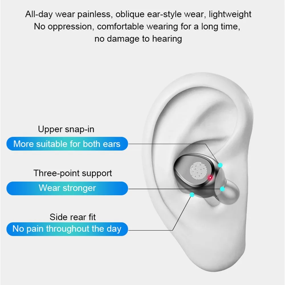 Беспроводные наушники Touch V5.0 F9 TWS Bluetooth-наушники водонепроницаемые мини-наушники