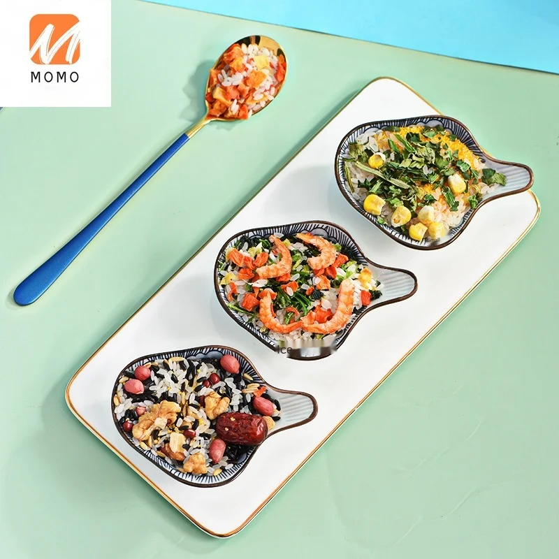 

Ceramic Seasoning Dish Household Pickles Dipping Dish Creative Small Dish Japanese Tableware Snack Pickles Dish Vinegar Dish