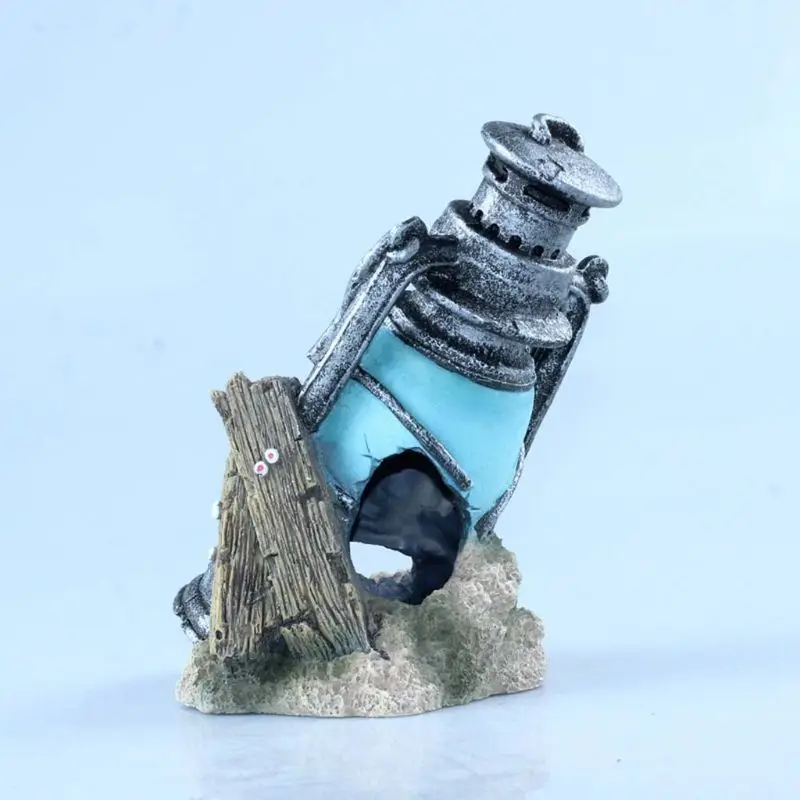 Винтажная керосиновая лампа аквариум ландшафтное украшение для разведения