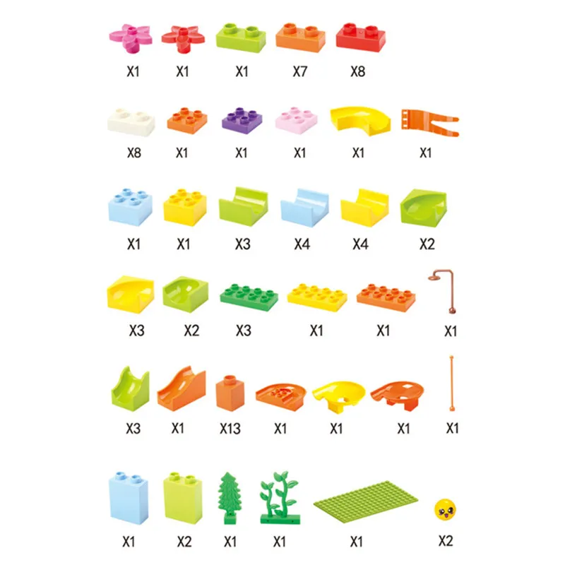 86 шт. детский конструктор гоночная трасса | Игрушки и хобби