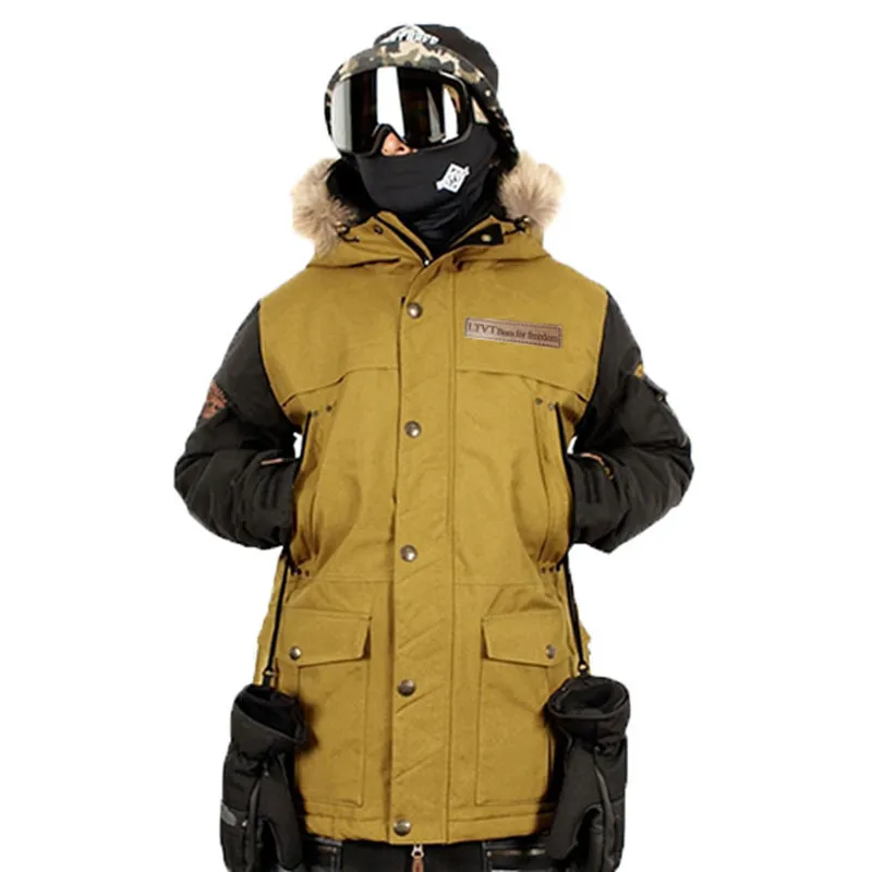 Гарантируем подлинность! Мужские лыжные куртки Для мужчин Термальность Cottom