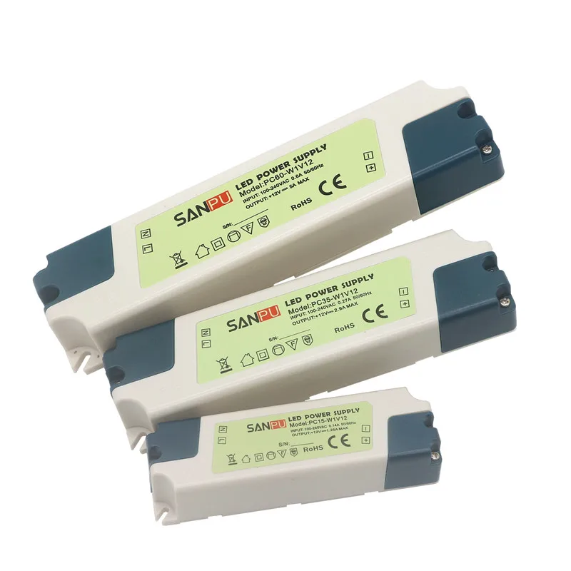 Блок питания светодиодной ленты от 1 шт. блок высокой мощности 12 в пост. Тока до 24 В