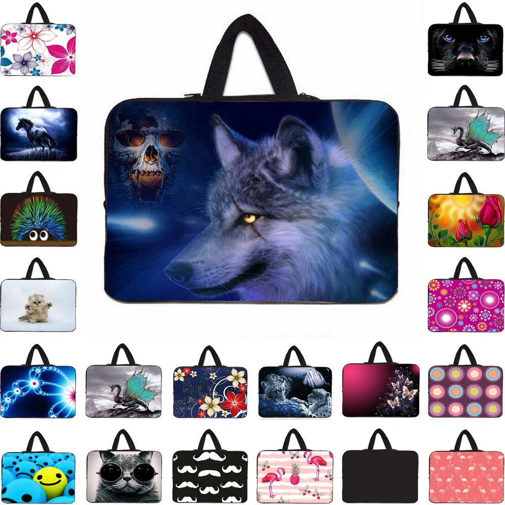 

15,6 дюймов 10 12 13 14 15 17 ноутбук рукав Сумка Чехол ручка сумка протектор для Macbook ASUS HP Dell Huawei Xiaomi