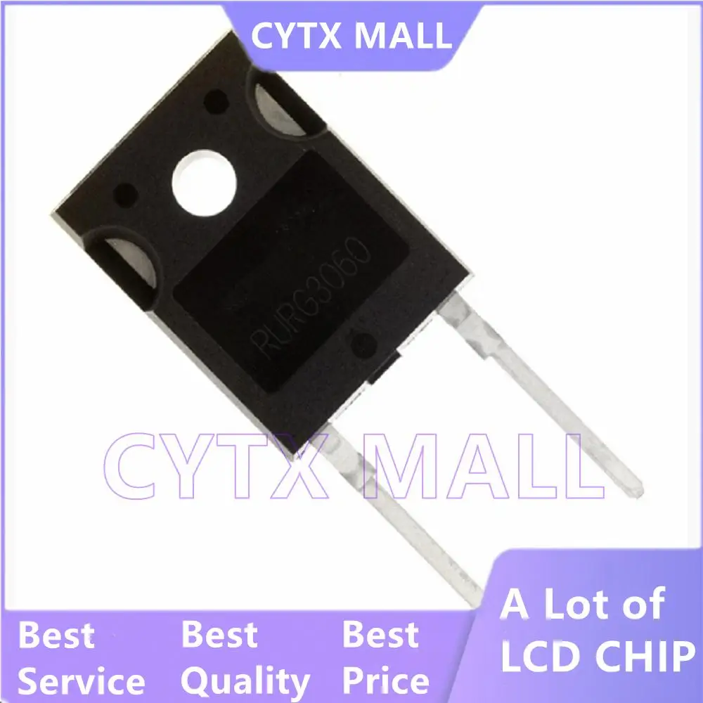 New_original 5 шт./лот RURG3060 RHRG3060 DIODE GEN PURP 600V 30A TO247-2 | Электронные компоненты и