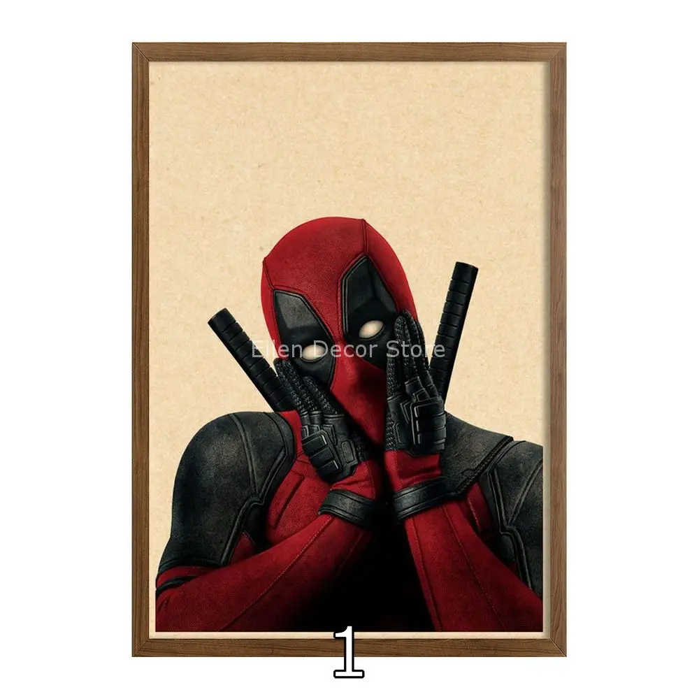 Плакаты и принты Дэдпула Настенный декор картина Ретро плакат Современная