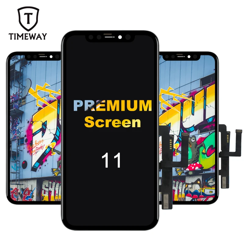 Для iPhone 11 дисплей 100% OEM LCD с Truetone цифрователь 3D сенсорный экран Замена