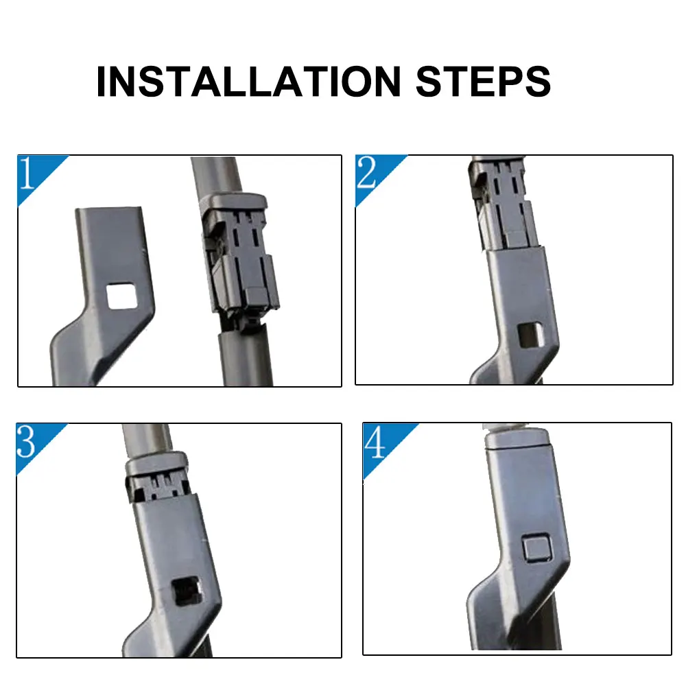 

For Fiat Panda 319 MK3 2012 2013 2014 2015 2016 2017 2018 2019 Accessories Car Front Windscreen Wiper Blades Brushes Cutter