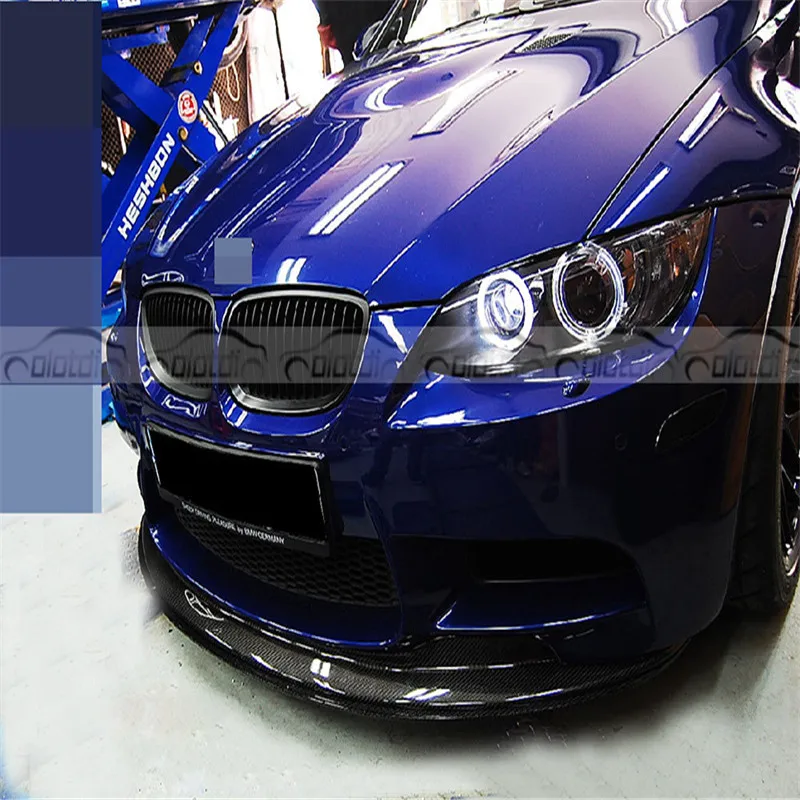 OLOTDI углеродное волокно передний разветвитель бампер губа спойлер для BMW E92 E93 M3