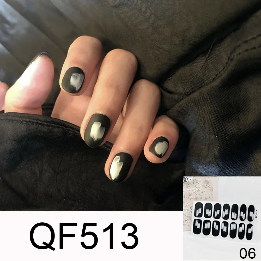 Накладные ногти яркого цвета 14 шт. 15 стилей Летний стиль накладные желеобразные