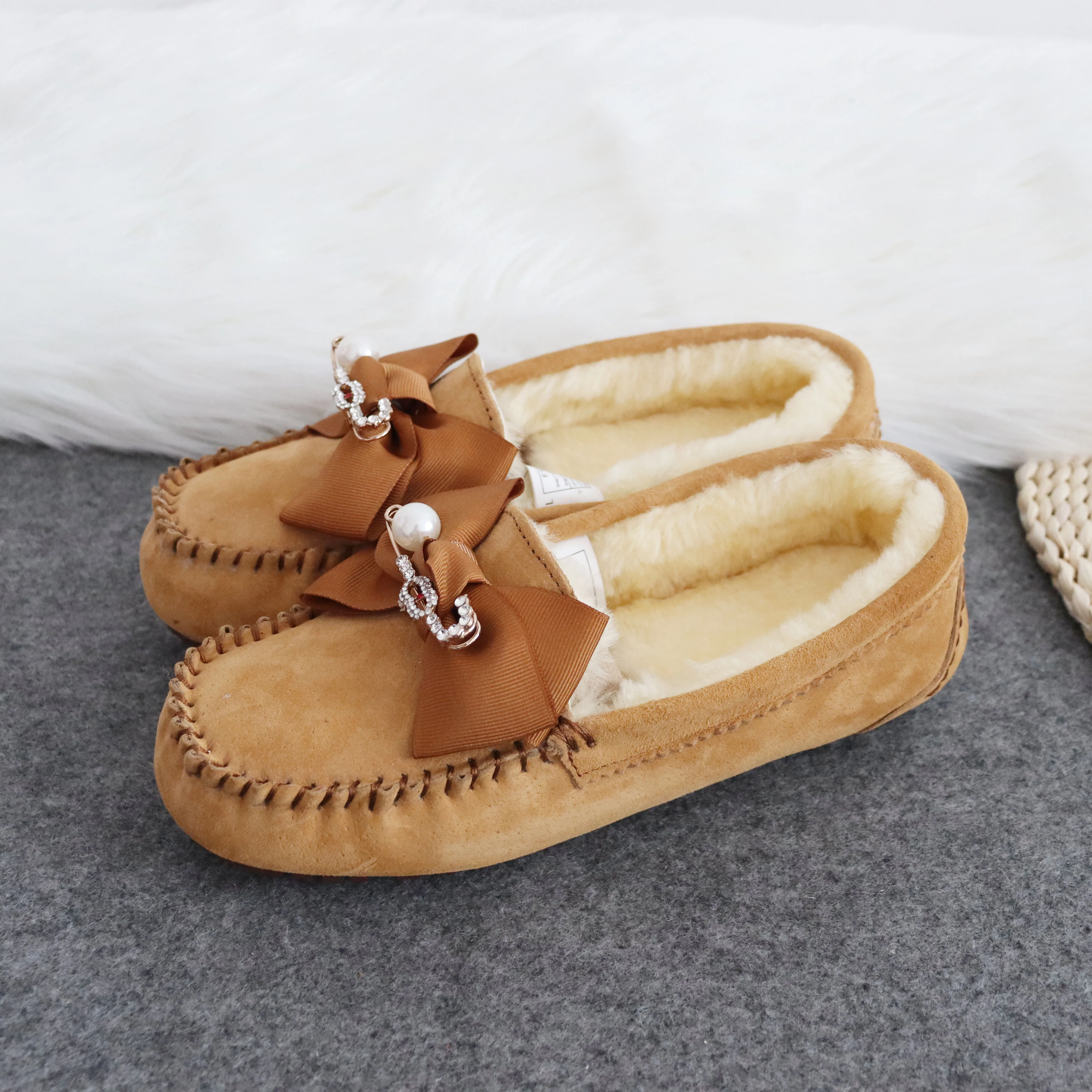 Ботинки женские зимние из натуральной кожи с шерстью | Обувь