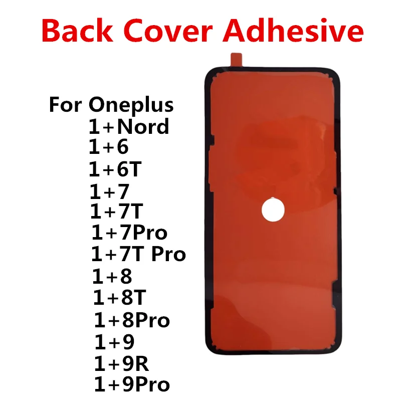 

Battery Cover Glue For Oneplus 6 6T 7 7T 8 8T 9 Pro 9R Nord One Plus Back Adhesive Sticker Rear Door Housing Repair Part Glue