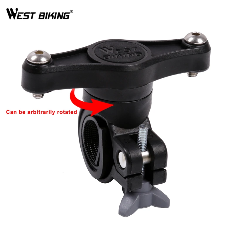 

WEST BIKING 360 Degree Rotation Bicycle Bottles Cage Holder Adapter Bike Handlebar Bicycle Seatpost Water Bottles Mount Adapter