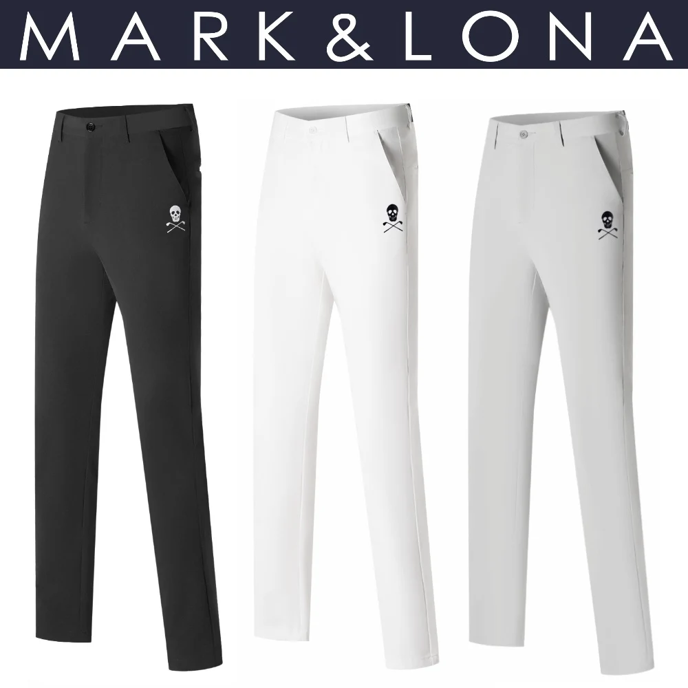 

Autumn 2021 New ML Pants Men Golf Trousers Elastic Waist Slim-fit Straight-leg Pants Quick-drying Men's Weatpants