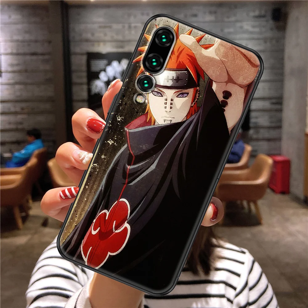 

Akatsuki NARUTOS Phone case For Huawei P Mate P10 P20 P30 P40 10 20 Smart Z Pro Lite 2019 black trend coque silicone prime soft