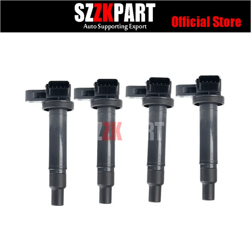 

Set of 4 Ignition Coils 90919-02230 For Lexus GS430 LS430 LX470 Toyota Land Cruiser 9091902230 90080-19027 UF-230