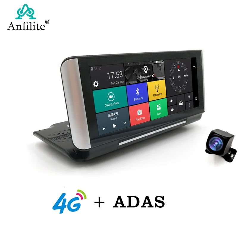 Anfilite Универсальный многофункциональный 6 86 &quotAndroid 4G adas Автомобильная камера в