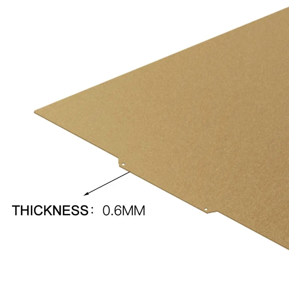 Детали для 3D-принтера PEI пружинный стальной лист нагревательный элемент с