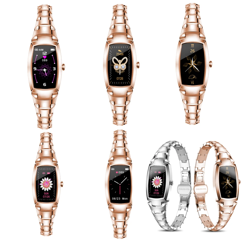 

H8 Smart Bracelet Women Wristband Blood Pressure Heart Rate Monitor Fitness Tracker IP67 Waterproof Smart Band Female Smartwatch