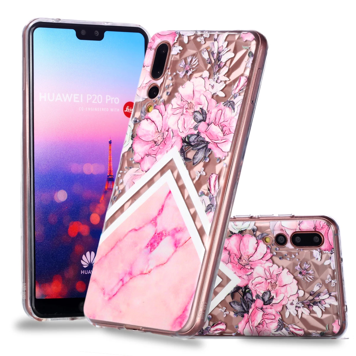 Для Huawei P30 Pro Lite противоударный мягкий чехол в форме бриллианта для P20 Y5 Y6 2019 P Smart Plus