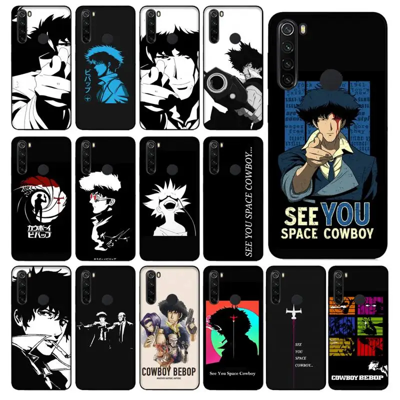 

YNDFCNB anime Cowboy Bebop See You Space Phone Case for Xiaomi Redmi 5 5Plus 6 6A 4X 7 8 Note 5 5A 7 8 8Pro