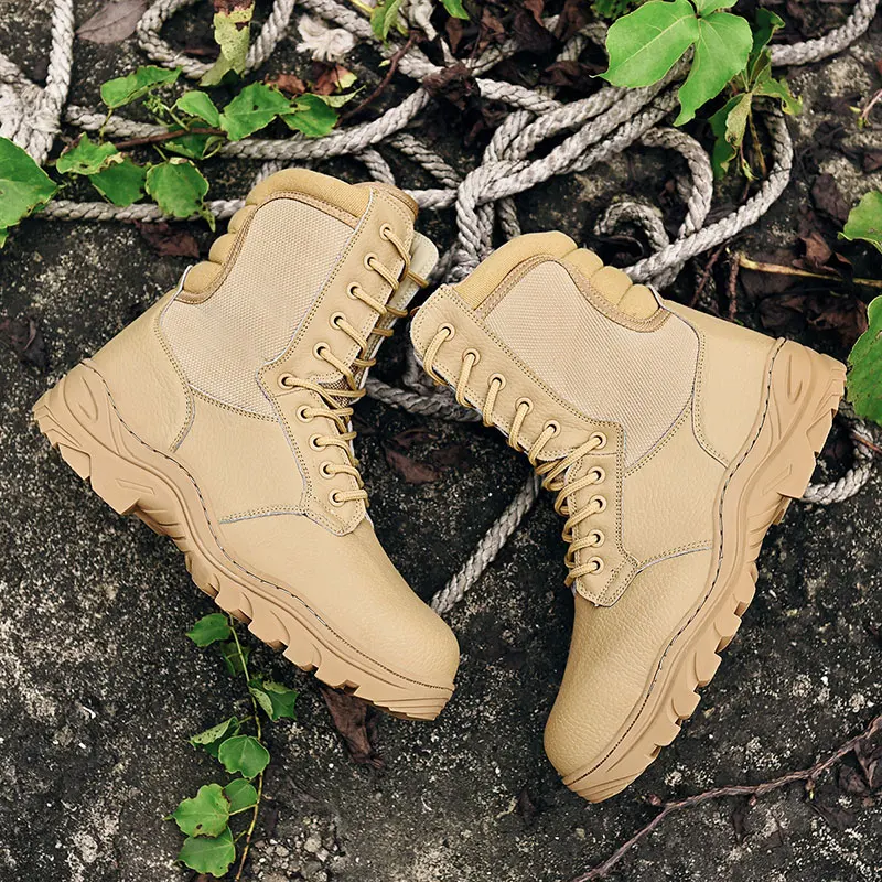 

Safety Boots Sneakers High Top Men Shoes Vintage Boots Security Ankle Leather For Tenis Altos Mens Fashion Men's Work Man